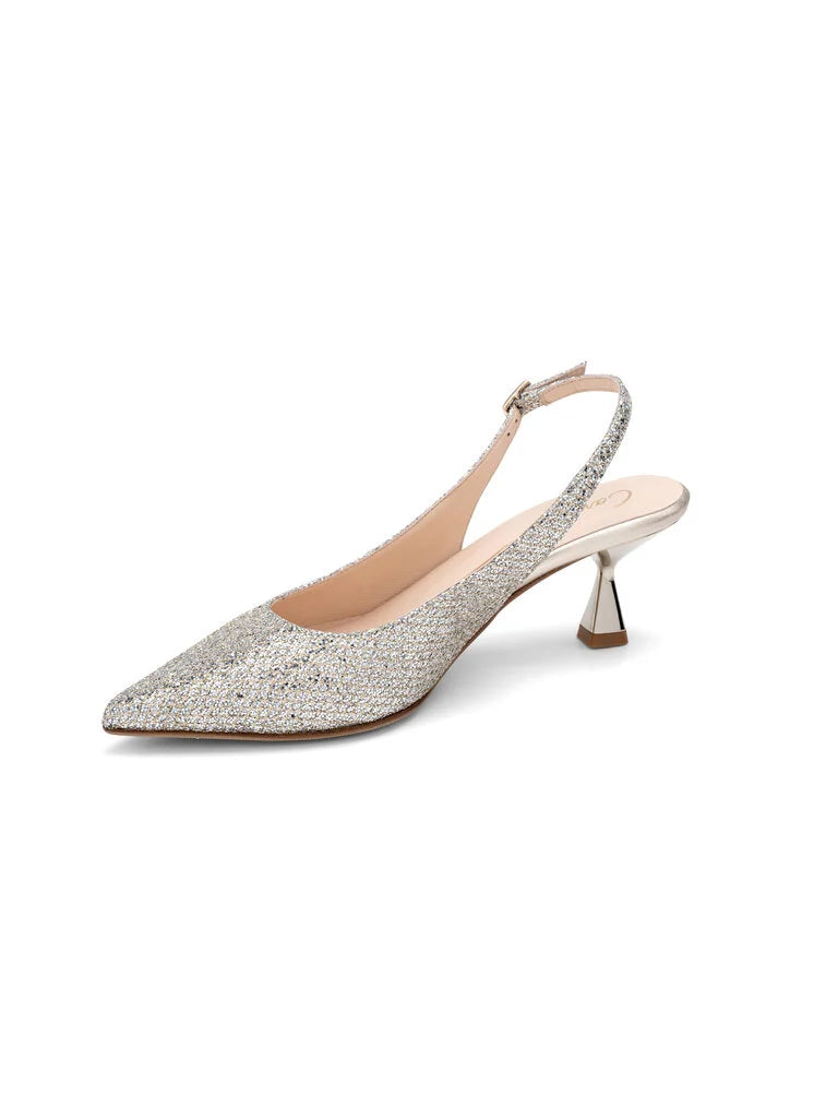 Pisa - slingback pump - glitter by Olivia