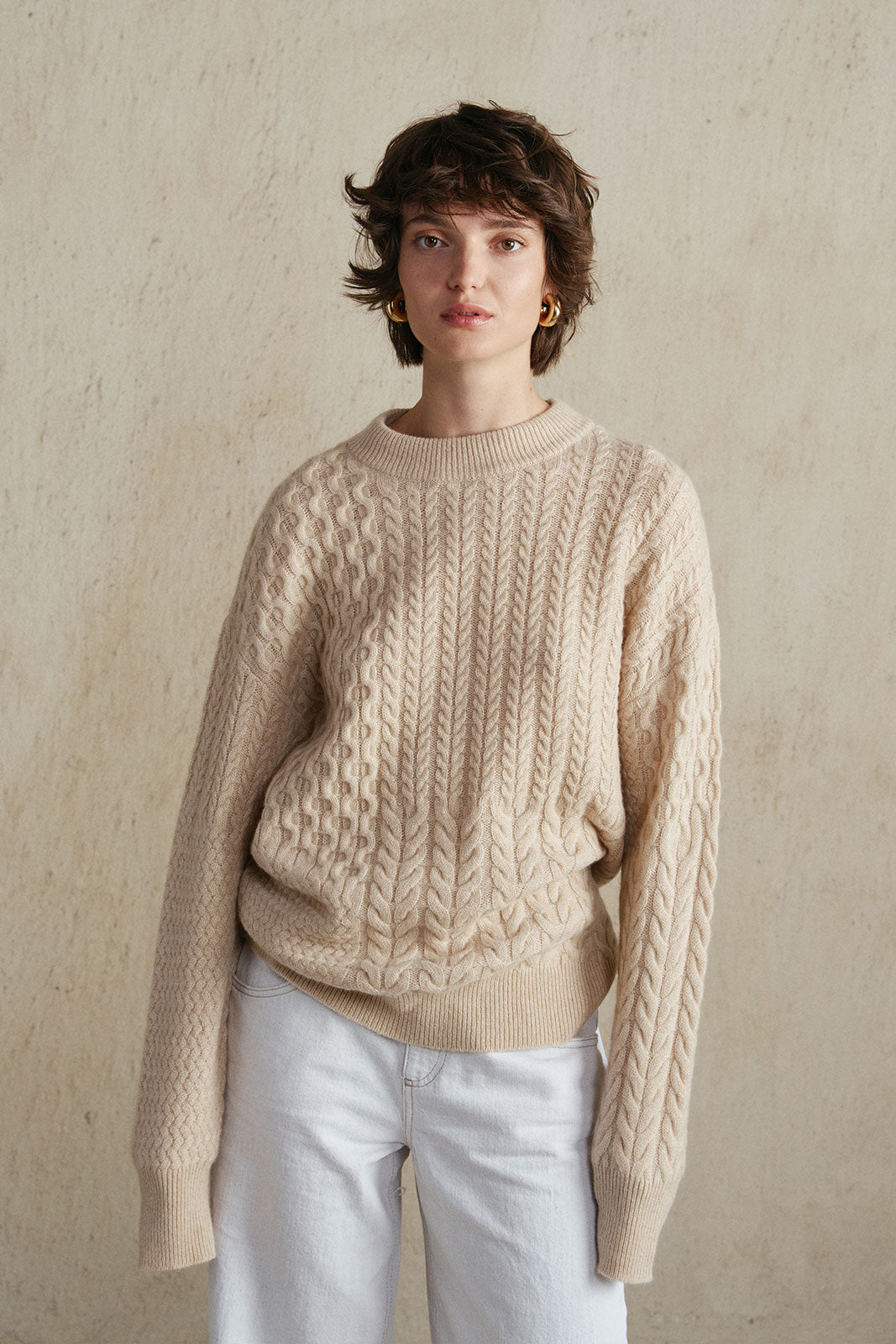 ARAN SWEATER