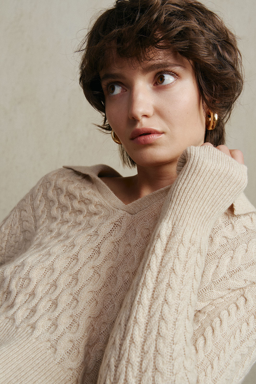 ENNIS SWEATER NATURAL