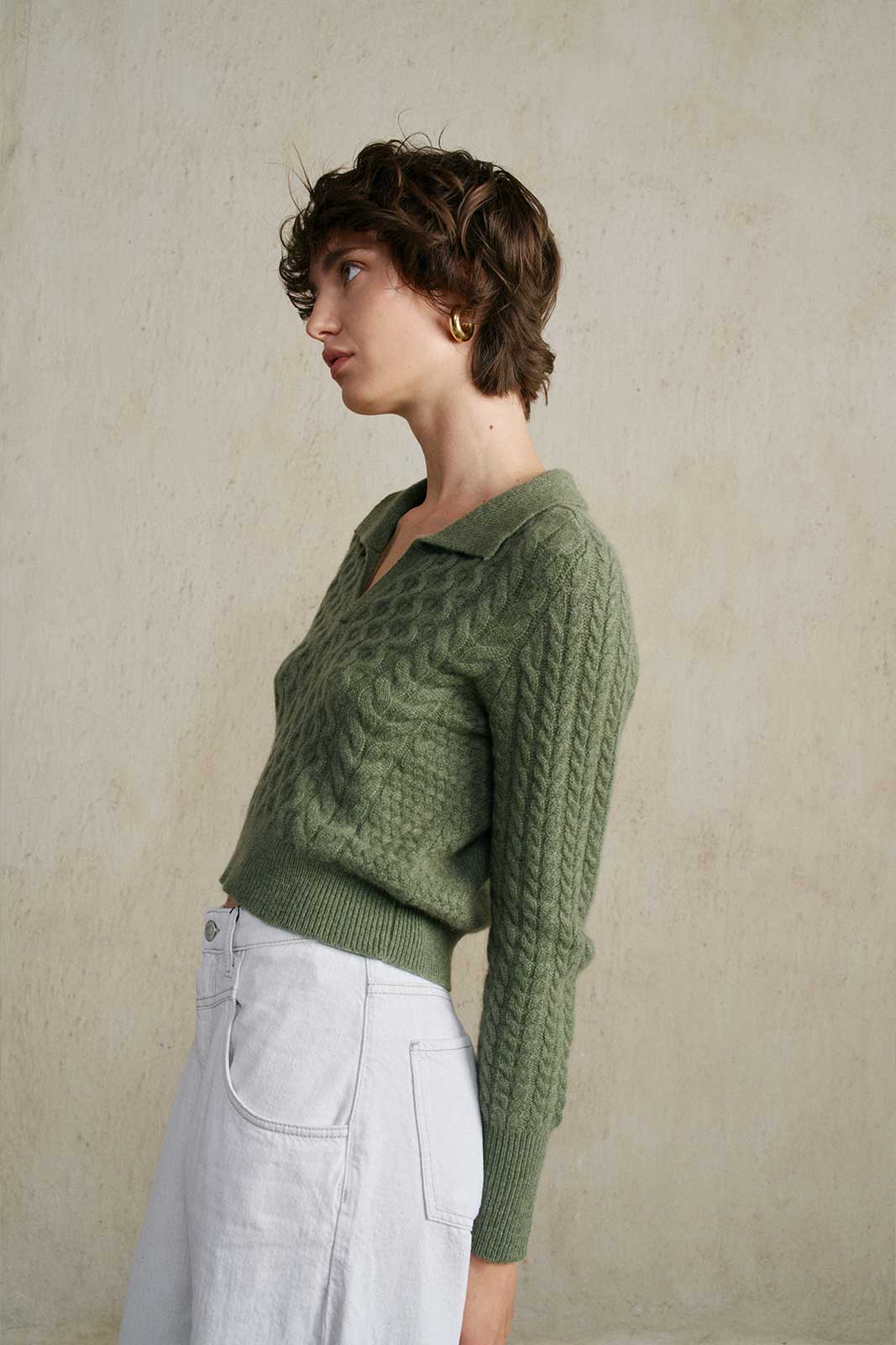 ENNIS SWEATER OLIVE