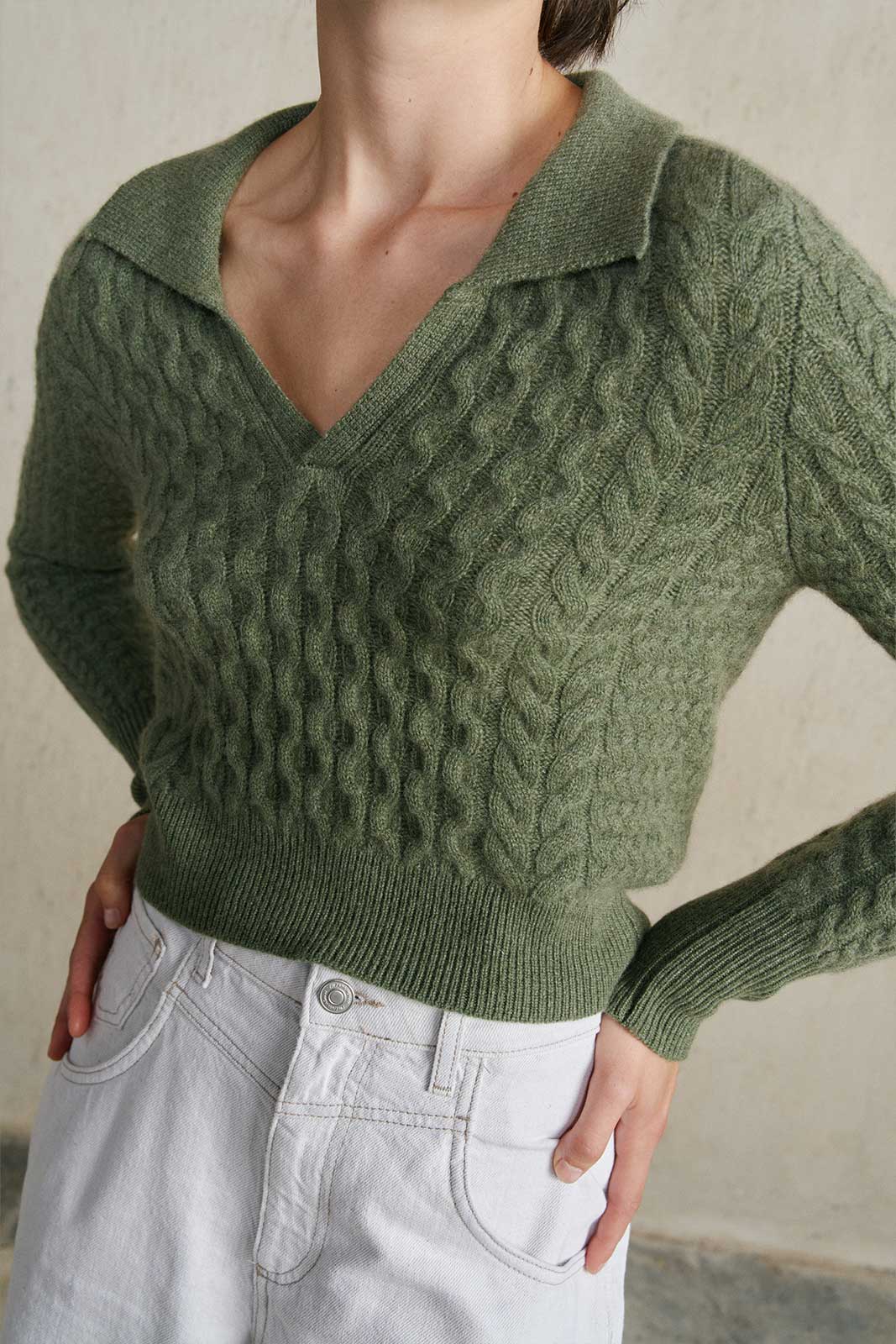 ENNIS SWEATER OLIVE