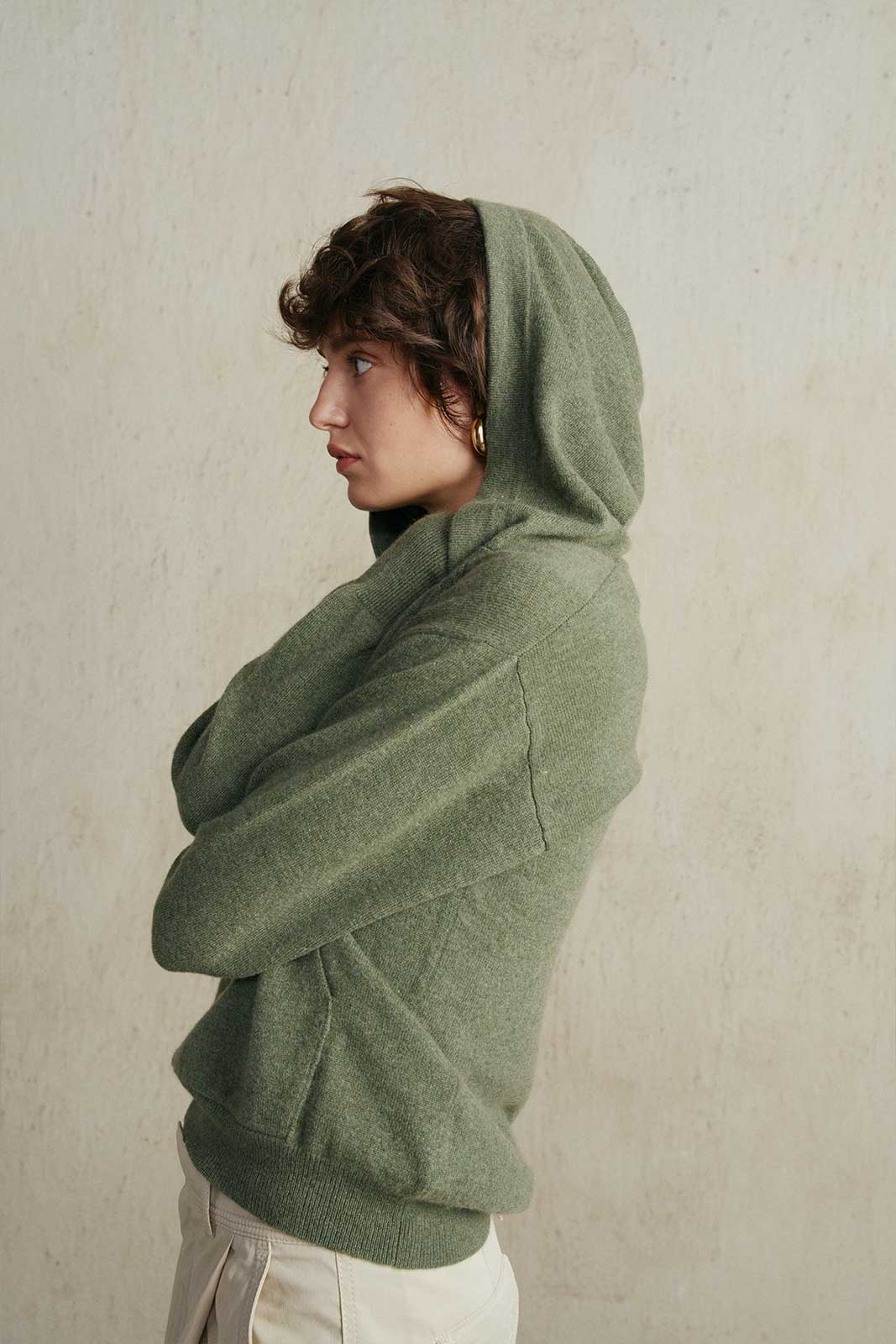 MANHATTAN HOODIE OLIVE